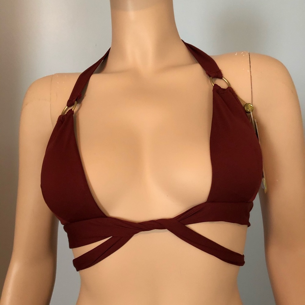 Vitamin A Siren Wrap Bikini Top